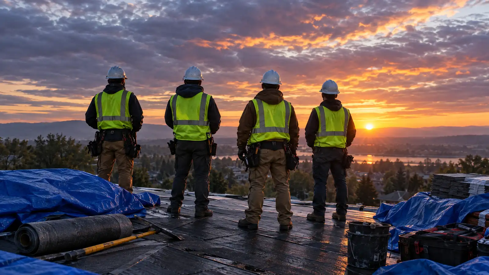 Emergency roofing and storm damage repair in Middle Tennessee