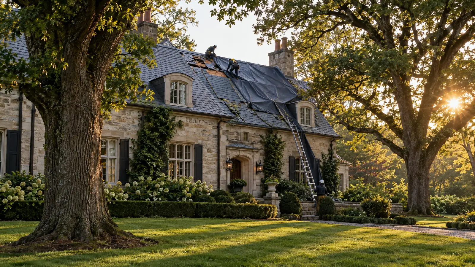 Emergency roofing and tarping in Belle Meade, Tennessee