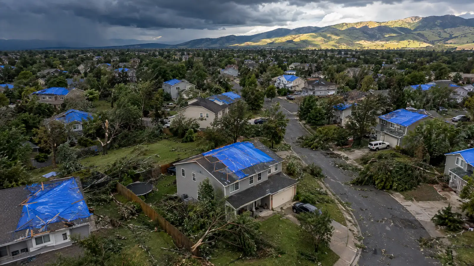 Emergency roofing and storm damage repair in Middle Tennessee