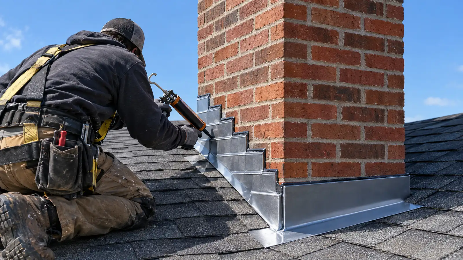 Chimney Flashing and Storm Repair in Oak Hill