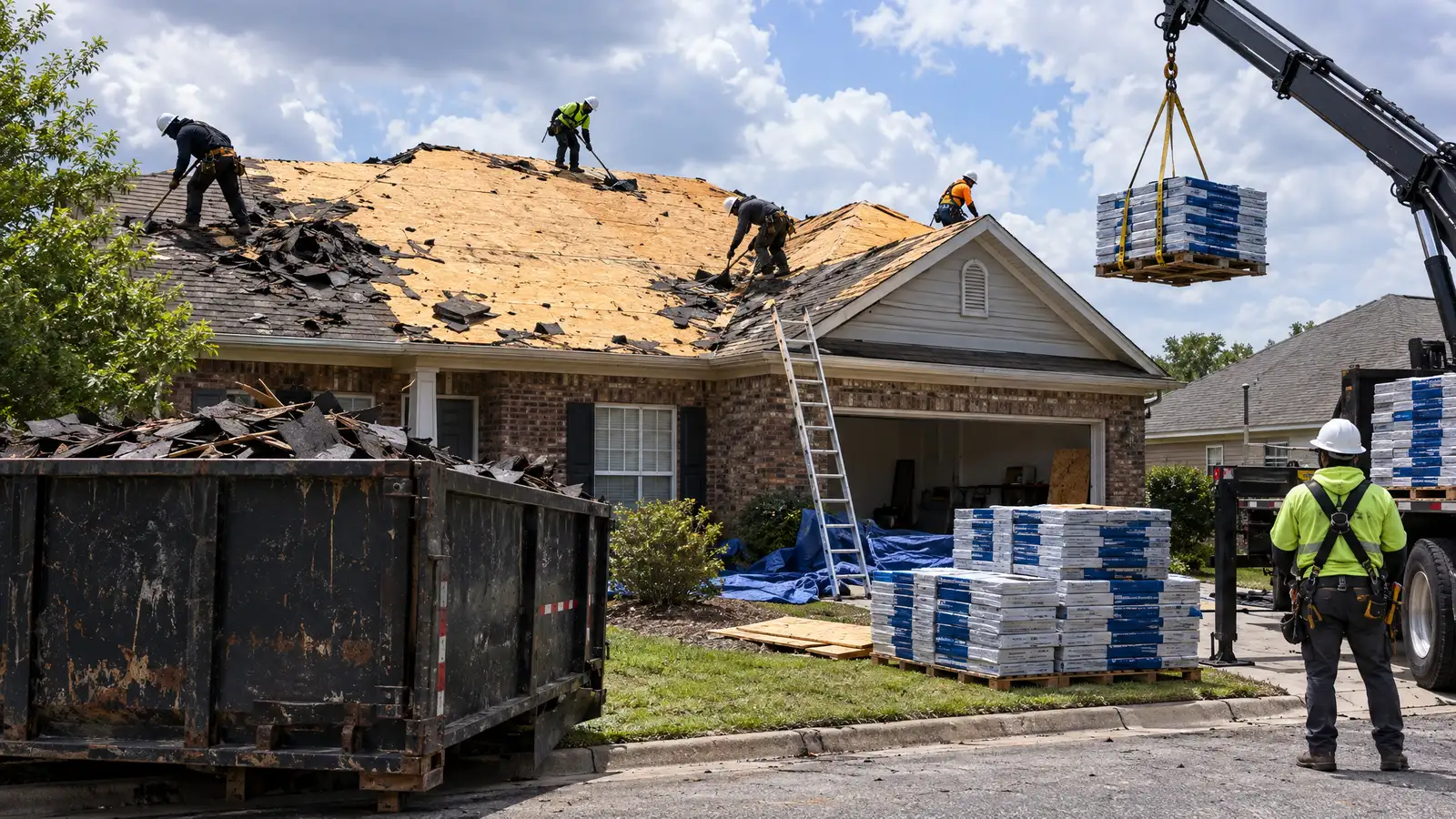 Emergency Roof Replacement in Nashville and Middle Tennessee
