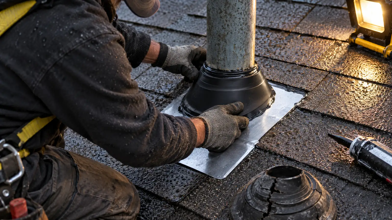 Emergency Roof Vent and Pipe Boot Repair in Nashville