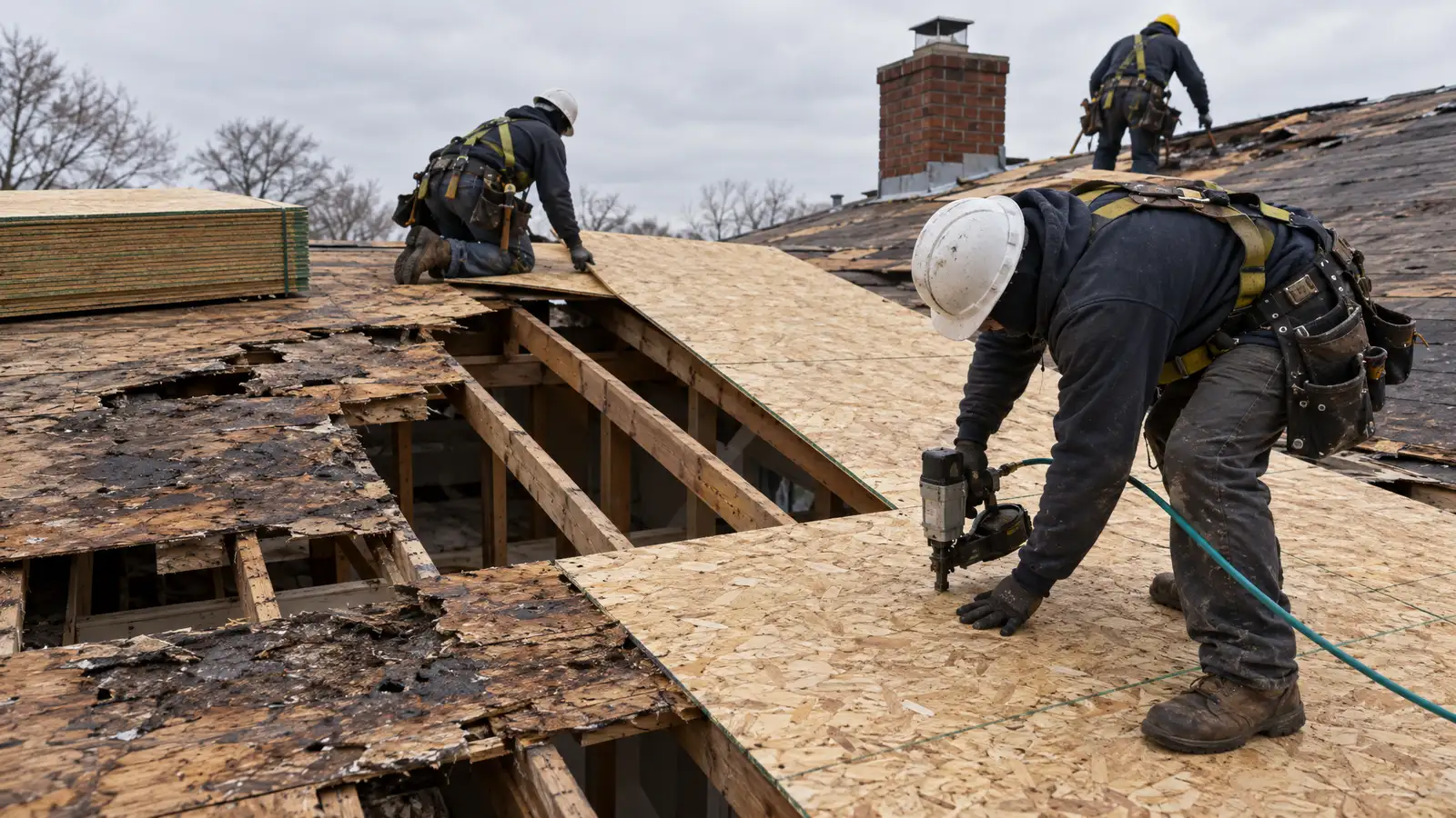 Roof Deck and Sheathing Repair in Nashville and Middle Tennessee