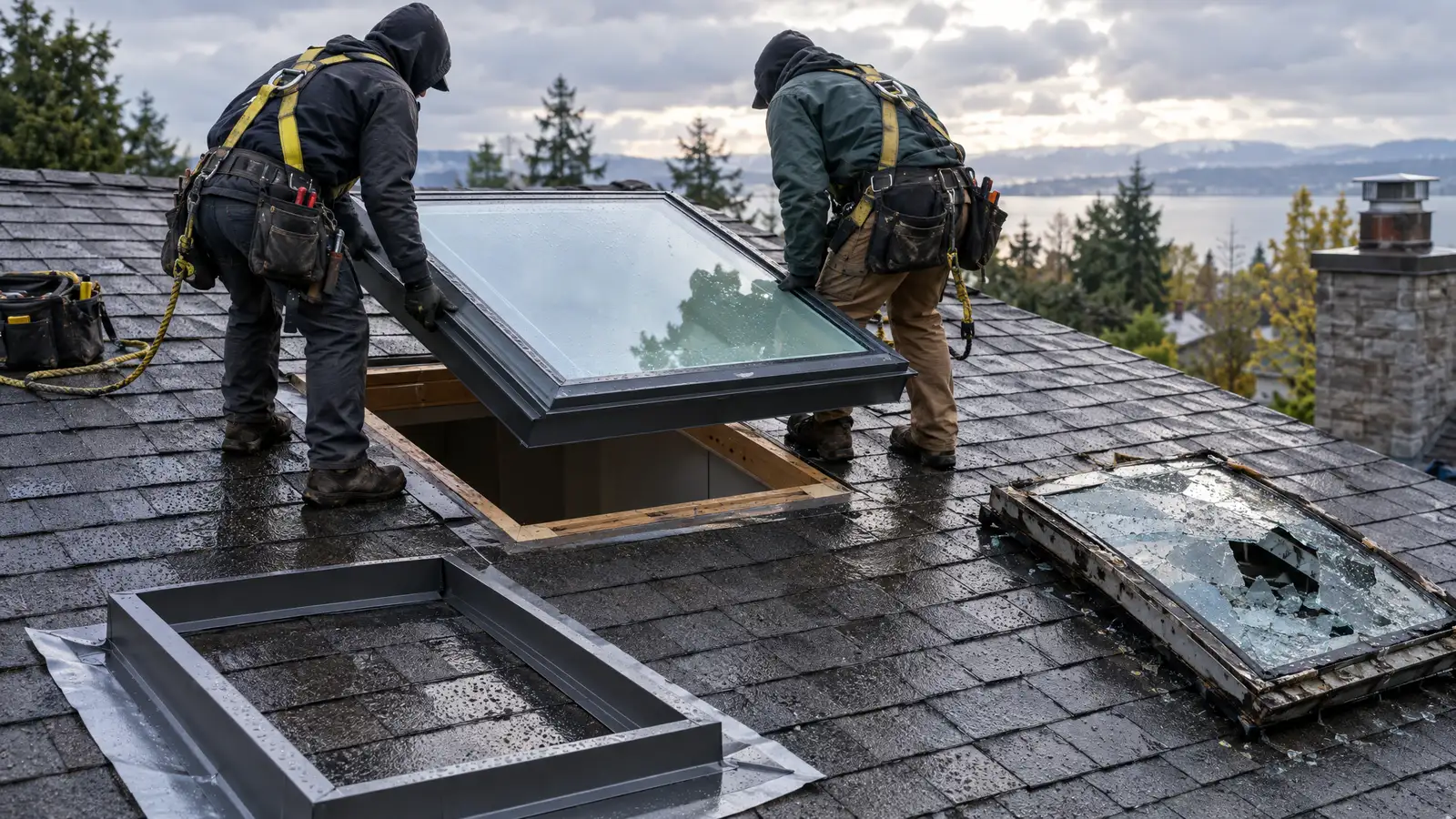 Skylight Replacement After a Storm in Nashville and Middle Tennessee