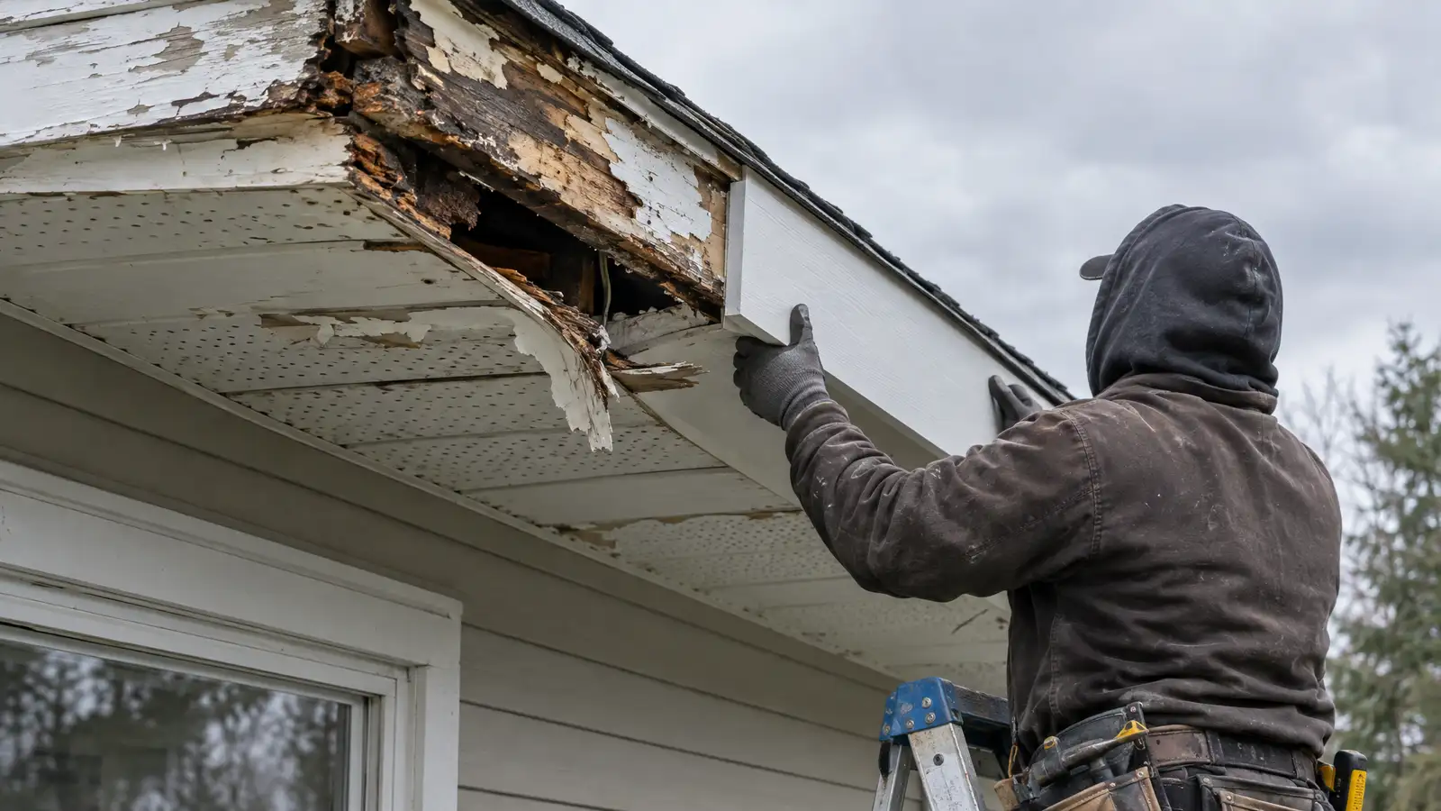 Soffit and Fascia Storm Repair in Nashville and Middle Tennessee