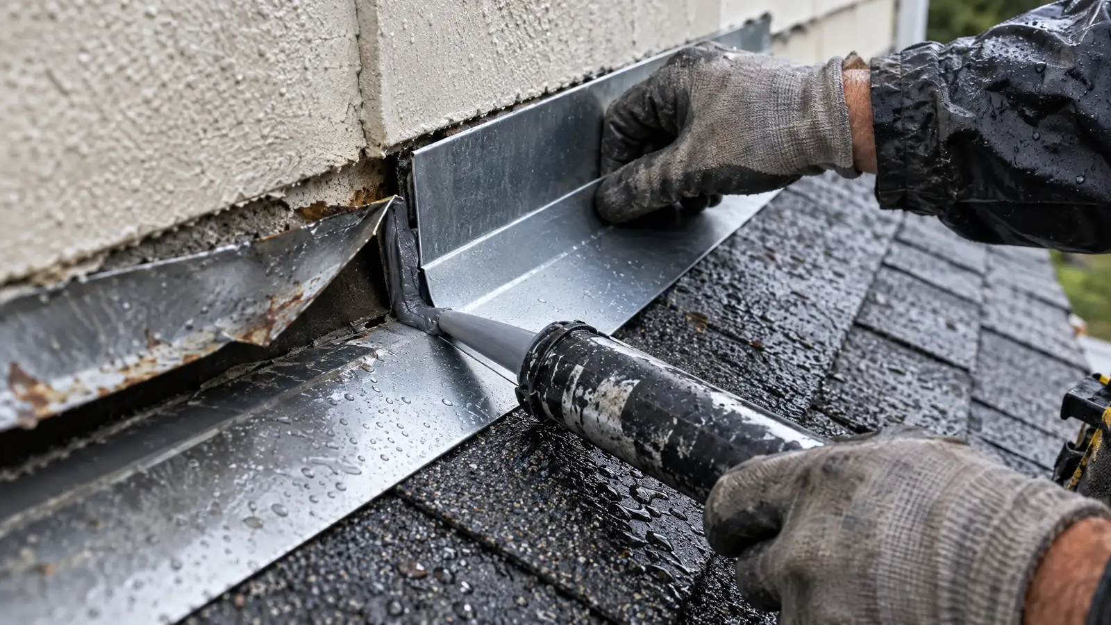 Storm-Damaged Flashing Repair in Nashville and Middle Tennessee
