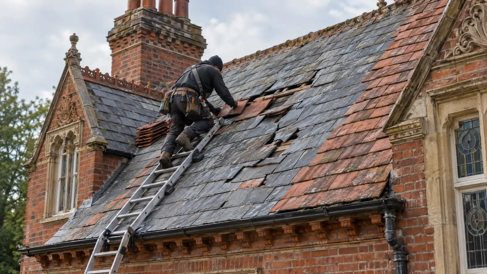 Tile and Slate Storm Repair in Nashville and Middle Tennessee