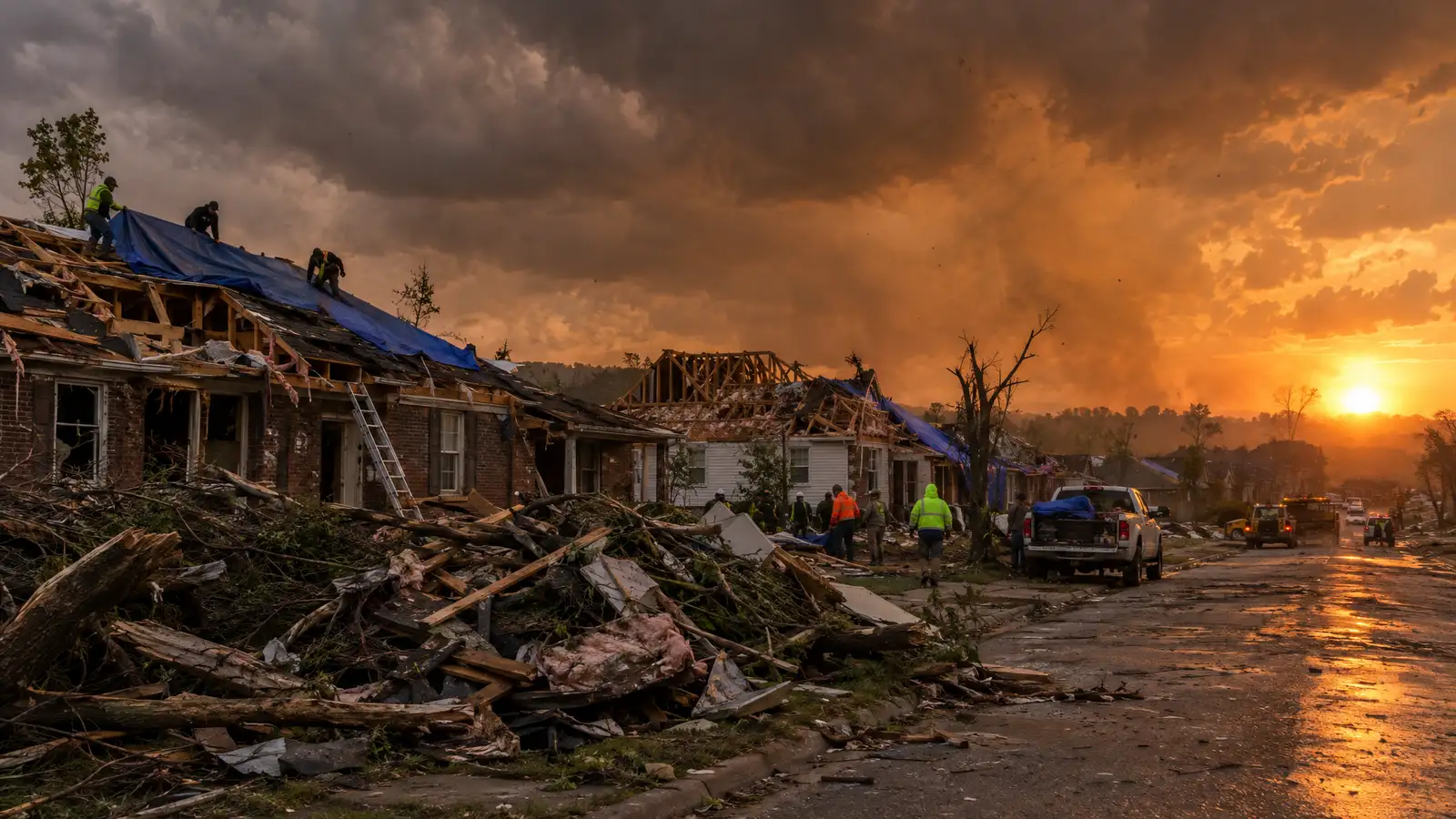 Tornado Damage Roofing in Nashville and Middle Tennessee