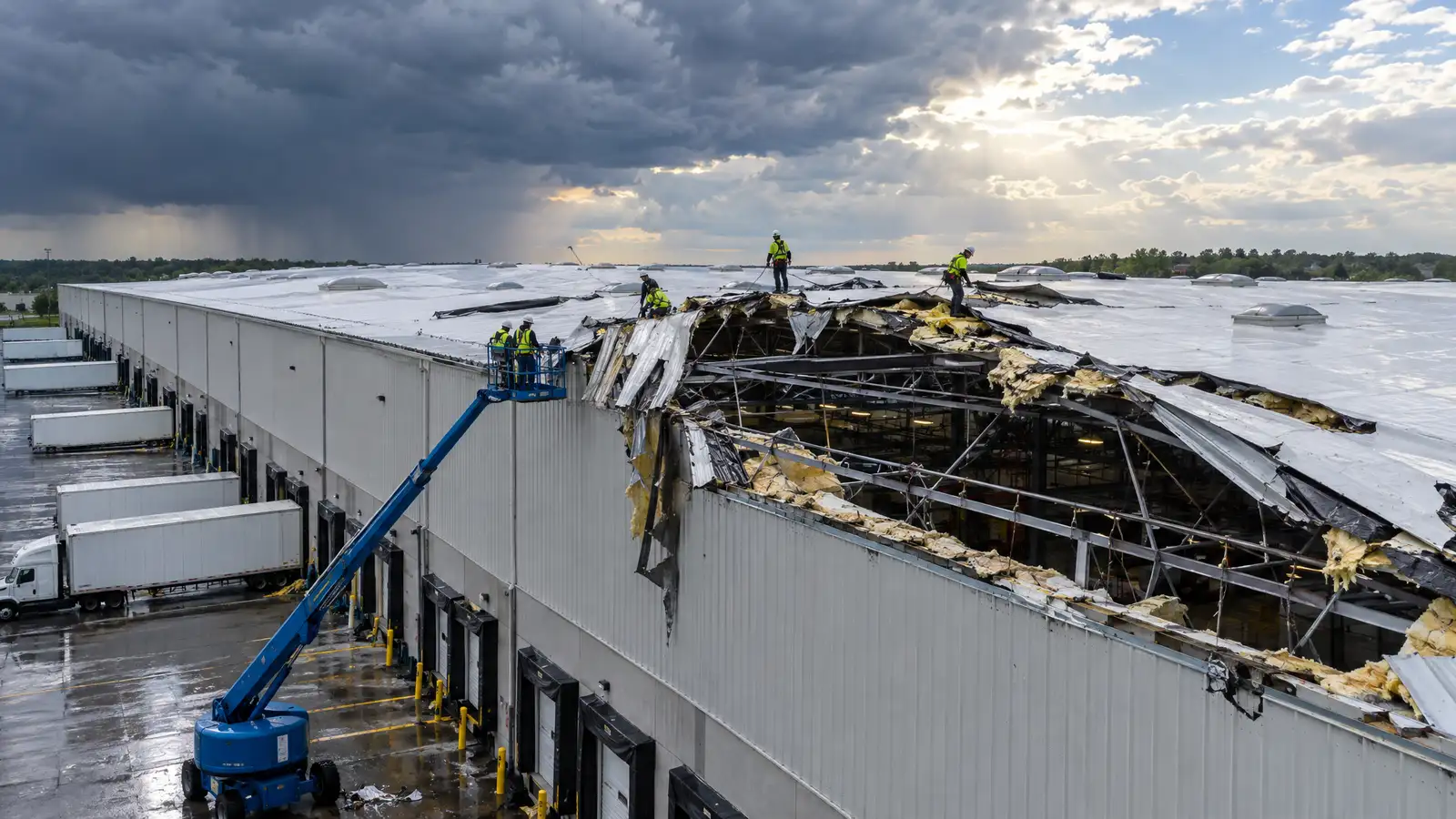 Warehouse and Industrial Emergency Roofing in Nashville and Middle Tennessee